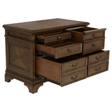 Hartshill Burnished Oak 5-Drawer File Cabinet from Coaster - Luna Furniture