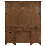 Hartshill Burnished Oak Credenza with Hutch from Coaster - Luna Furniture