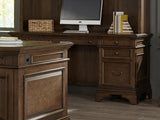 Hartshill Burnished Oak Credenza with Power Outlet from Coaster - Luna Furniture