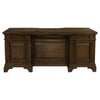 Hartshill Executive Desk with File Cabinets Burnished Oak - 881281 - Luna Furniture