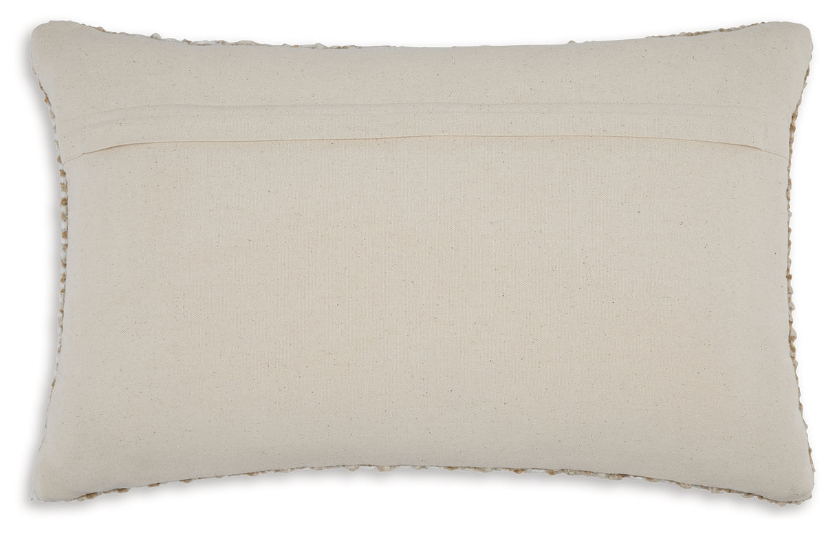 Hathby Tan/White Pillow - A1001048P - Luna Furniture