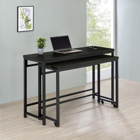 Hawes 4-piece Multipurpose Counter Height Table Set Black - 182724 - Luna Furniture
