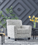 Hayesdale Black/Cream Accent Chair from Ashley - Luna Furniture