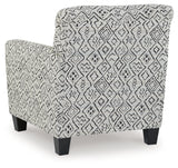 Hayesdale Black/Cream Accent Chair from Ashley - Luna Furniture