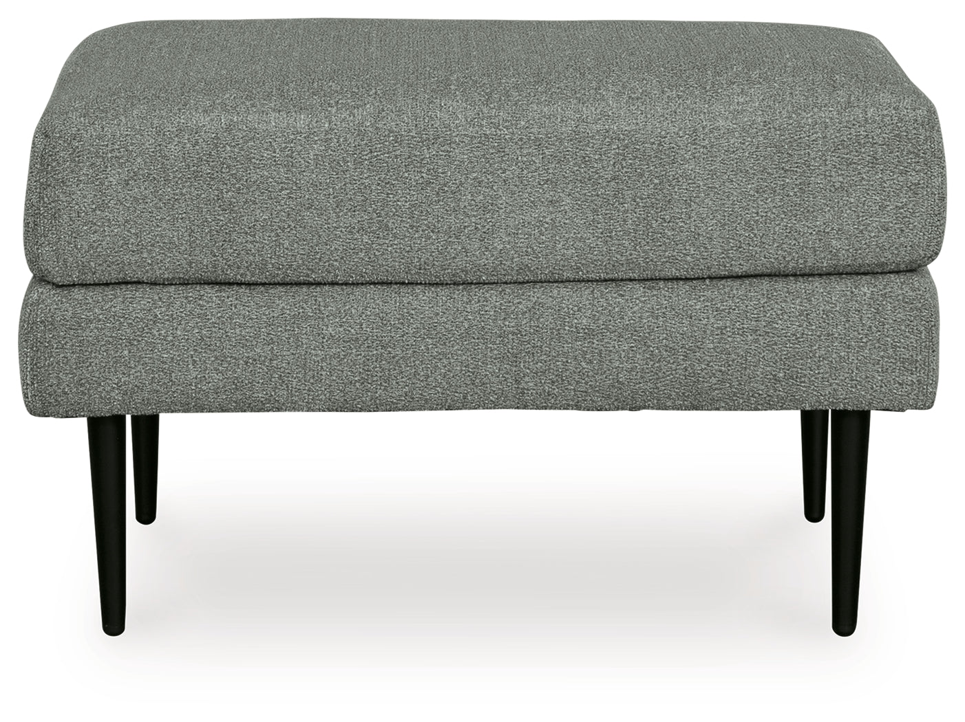 Hazela Charcoal Ottoman from Ashley - Luna Furniture