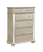 Heidi 5-drawer Chest Metallic Platinum - 222735 - Luna Furniture