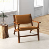 Hendrix Tan Leather Arm Chair from Ashcroft Furniture - Luna Furniture
