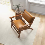 Hendrix Tan Leather Arm Chair from Ashcroft Furniture - Luna Furniture