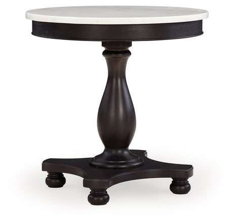 Henridge Black/White Accent Table - A4000565 - Luna Furniture