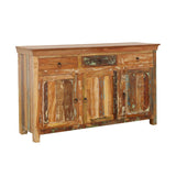 Henry 3-door Accent Cabinet Reclaimed Wood - 950367 - Luna Furniture