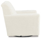 Herstow Ivory Swivel Glider Accent Chair from Ashley - Luna Furniture