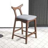 Hester Black Solid Wood Counter Height Chair from Midinmod - Luna Furniture