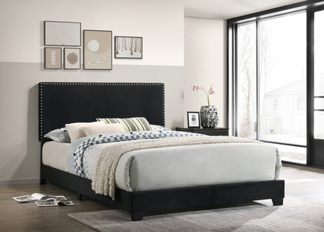 Lull Black King Bed - Luna Furniture