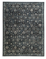 Hilcott Blue/Cream/Brown Large Rug from Ashley - Luna Furniture