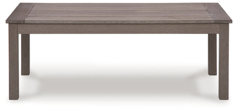 Hillside Barn Brown Outdoor Coffee Table from Ashley - Luna Furniture