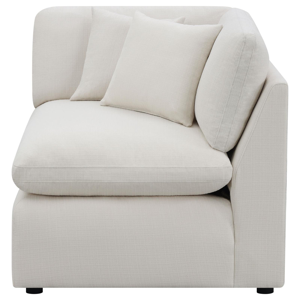 Hobson Cushion Back Corner Off-White from Coaster - Luna Furniture