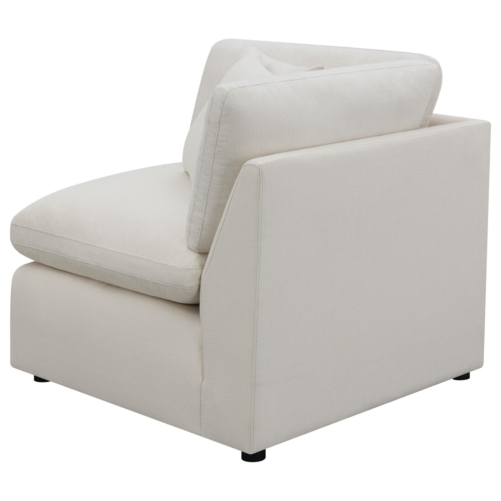 Hobson Cushion Back Corner Off-White from Coaster - Luna Furniture