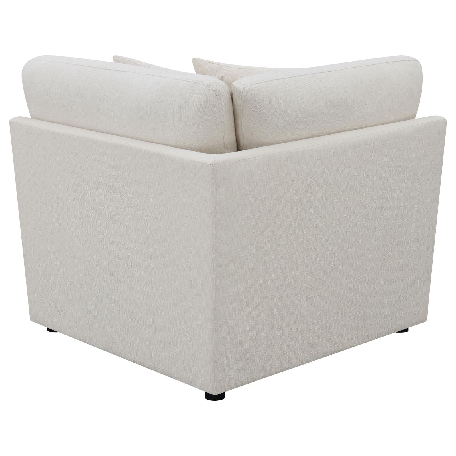 Hobson Cushion Back Corner Off-White from Coaster - Luna Furniture