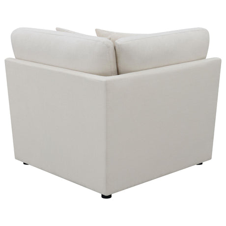 Hobson Cushion Back Corner Off-White from Coaster - Luna Furniture