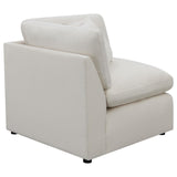 Hobson Cushion Back Corner Off-White from Coaster - Luna Furniture
