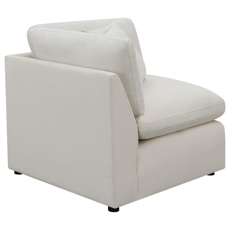 Hobson Cushion Back Corner Off-White from Coaster - Luna Furniture