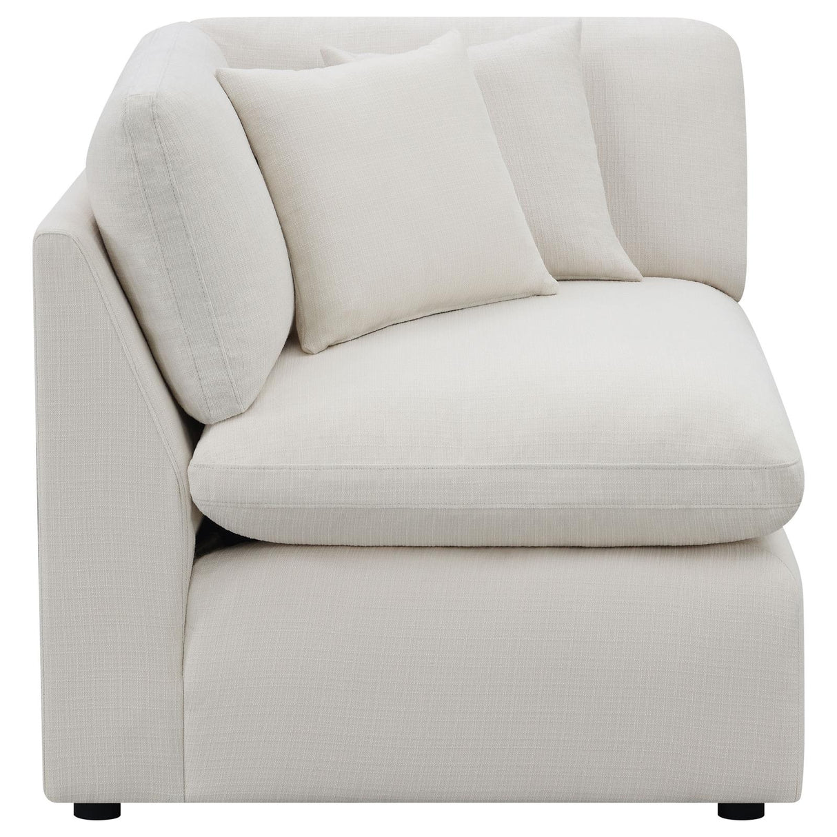 Hobson Cushion Back Corner Off-White from Coaster - Luna Furniture
