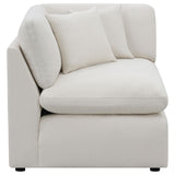 Hobson Cushion Back Corner Off-White from Coaster - Luna Furniture