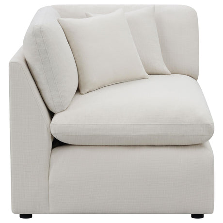 Hobson Cushion Back Corner Off-White from Coaster - Luna Furniture