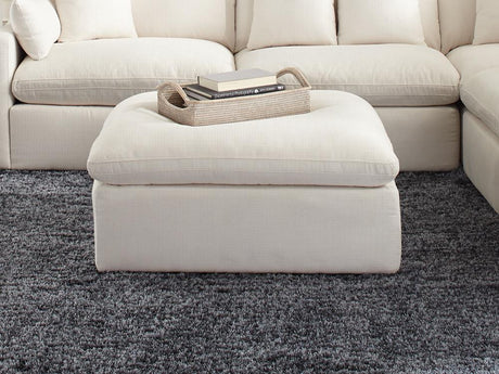 Hobson Off-White Cushion Seat Ottoman from Coaster - Luna Furniture