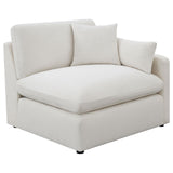 Hobson Sloped Track Arms RAF Chair Off-White from Coaster - Luna Furniture