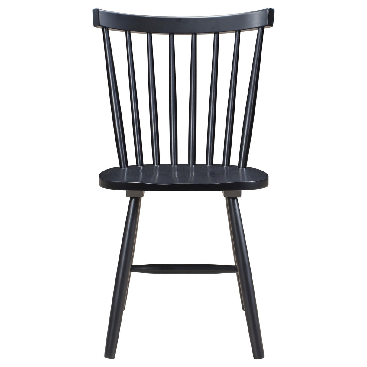 Hollyoak Black Windsor Spindle Back Dining Side Chairs, Set of 2 from Coaster - Luna Furniture