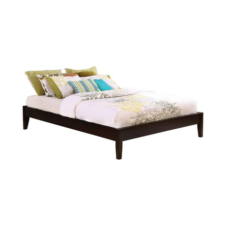 Hounslow Full Platform Bed Cappuccino - 300555F - Luna Furniture
