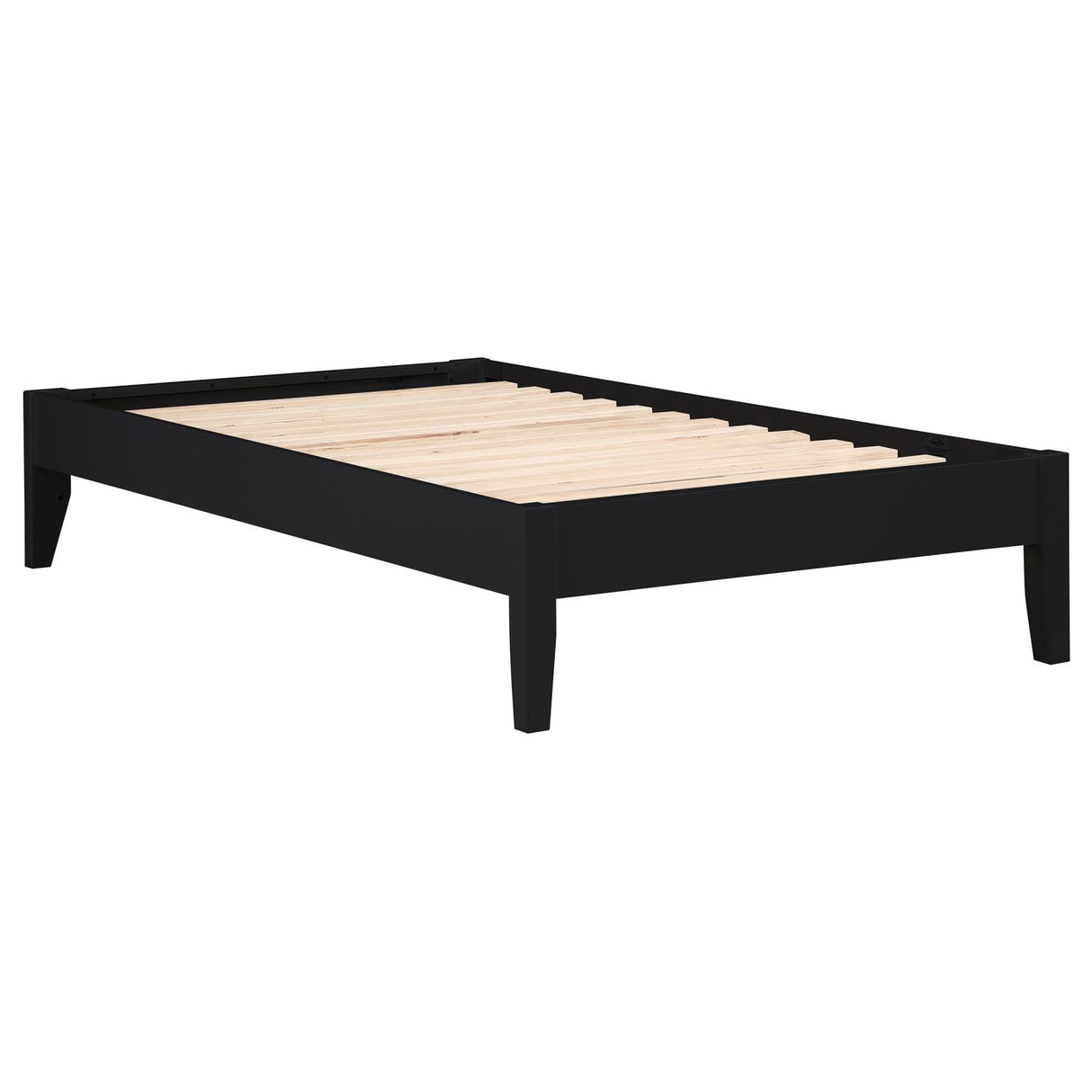 Hounslow Black Full Platform Bed from Coaster - Luna Furniture