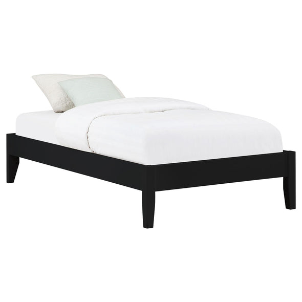 Hounslow Platform Full Bed Black - 306129F - Luna Furniture