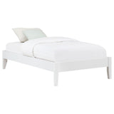 Hounslow White Full Platform Bed from Coaster - Luna Furniture