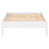 Hounslow White Full Platform Bed from Coaster - Luna Furniture