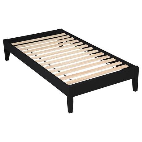 Hounslow Black Twin Platform Bed from Coaster - Luna Furniture