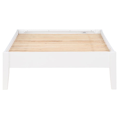 Hounslow White Twin Platform Bed from Coaster - Luna Furniture