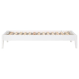 Hounslow White Twin Platform Bed from Coaster - Luna Furniture