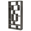 Howie 10-shelf Bookcase Weathered Grey - 800512 - Luna Furniture