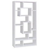 Howie White 10-Shelf Bookcase from Coaster - Luna Furniture