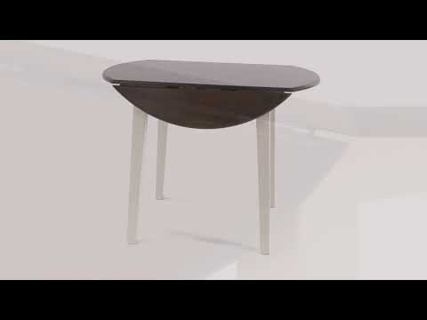 Woodanville Cream/Brown Dining Drop Leaf Table