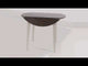 Woodanville Cream/Brown Dining Drop Leaf Table