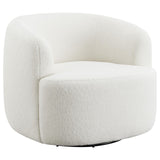 Hudson Natural Upholstered Swivel Chair from Coaster - Luna Furniture