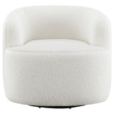 Hudson Natural Upholstered Swivel Chair from Coaster - Luna Furniture