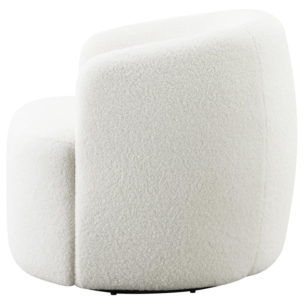 Hudson Upholstered Swivel Chair Natural - 905726 - Luna Furniture