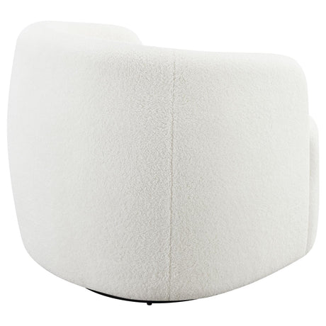 Hudson Natural Upholstered Swivel Chair from Coaster - Luna Furniture