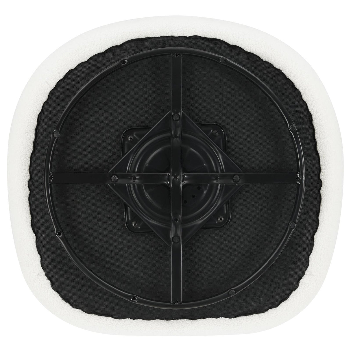 Hudson Natural Upholstered Swivel Chair from Coaster - Luna Furniture