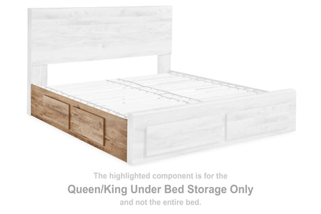 Hyanna Tan Queen/King Under Bed Storage from Ashley - Luna Furniture