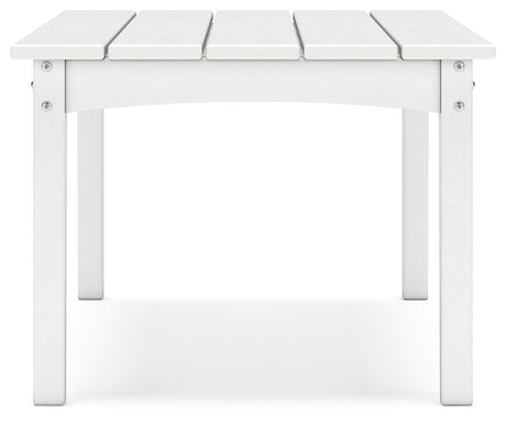 Hyland wave White Outdoor Coffee Table from Ashley - Luna Furniture